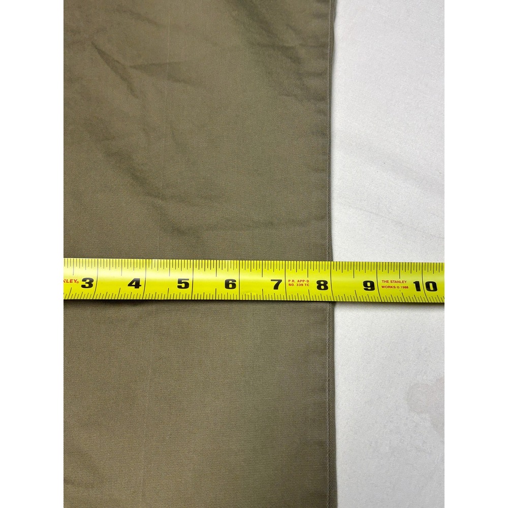 Brooks Brothers Advantage Chino Stretch Soho Fit Pants Mens 34x32 Olive Green - Picture 9 of 10